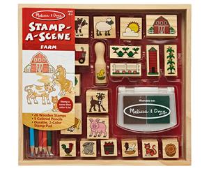 Melissa & Doug Stamp-A-Scene Farm Set