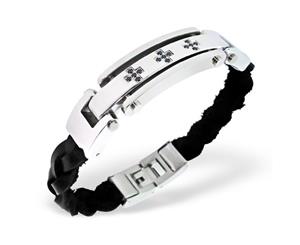 Men's 22 Cm Stainless Steel Tag Bracelet