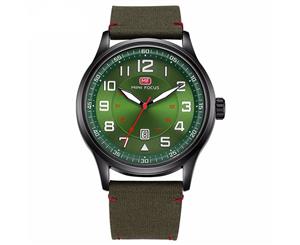 Men's 46mm Quartz Watch Wristwatch - Green