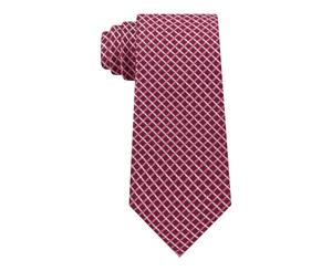 Michael Kors Mens Satin Grid Neck Tie