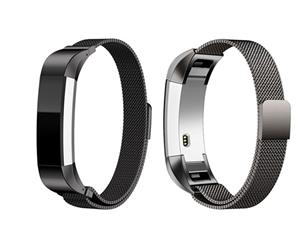 Milanese Loop Replacement Band for Fitbit Alta - Black