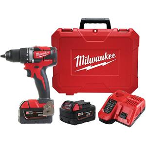 Milwaukee 18V Brushless 2 x 3.0Ah Li-ion 13mm Gen 3 Drill/Driver Kit M18CBLDD302C