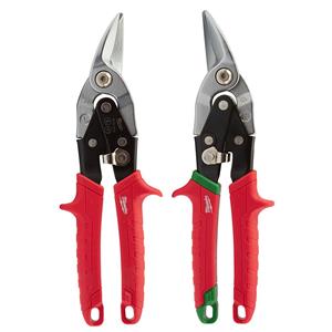 Milwaukee 2-Piece Offset Aviation Tin Snips Set 48224523