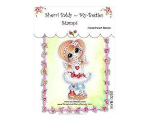 My Besties-Clear Stamps - Sweet Heart Bestie