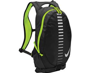 Nike Mens Run Commuter Sports 15 Litres Zip Up Backpack - BlackVoltSilver