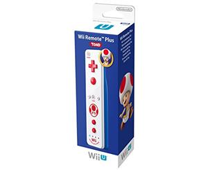 Official Nintendo Wii Remote Plus Toad Edition Wii U