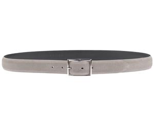 Orciani Men's Suede Leather Belt - Grey