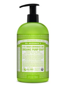 Organic Pump Soap 710ml - Lemongrass/Lime