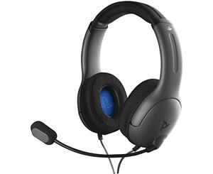 PDP LVL40 Wired Stereo Headset Grey for PS4