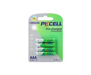 PK4PAAA PKCELL 1000Mah Nimh Aaa Batteries 4Pk Ready To Use Lsd Pkcell