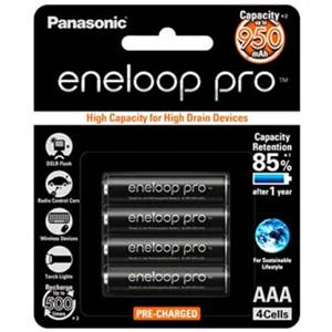 Panasonic - BK-4HCCE4BT - AAA Eneloop Pro Rechargeable Batteries