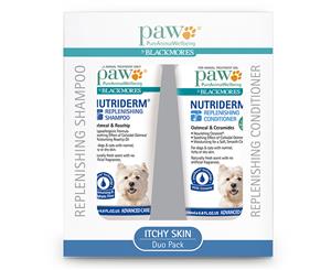 Paw Nutriderm Duo Pack Dogs & Cats Moisturising Shampoo & Conditioner (P7599)