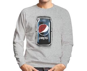 Pepsi Graffiti Can Men's Sweatshirt - Heather Grey