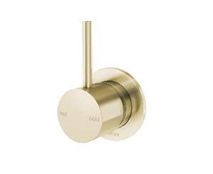 Phoenix Vivid Slimline Up Shower/ Wall Mixer Brushed Gold 112-7800-12