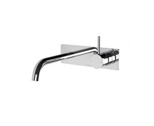 Phoenix Vivid Slimline Up Wall Basin/ Bath Mixer Set Chrome 112-7813-00