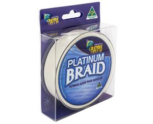 Platypus Braided Fishing Line Platinum White 125yds 15lb