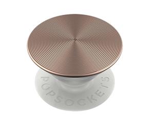 PopSockets Swappable PopGrip Universal Grip w/ Base Twist Rose Gold Aluminium