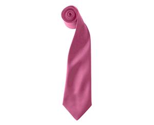 Premier Colours Mens Satin Clip Tie (Pack Of 2) (Fuchsia) - RW6940