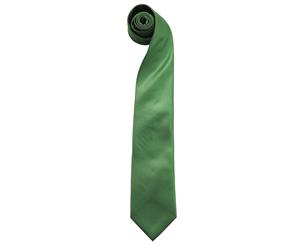 Premier Mens Colours Plain Fashion / Business Tie (Emerald) - RW1156