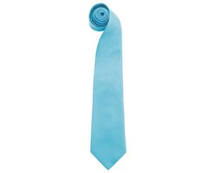 Premier Mens Fashion Colours Work Clip On Tie (Turquoise) - RW1163