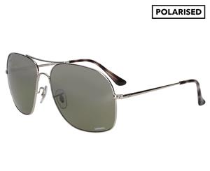 Ray-Ban Chromance RB3587 Polarised Sunglasses - Silver Mirror