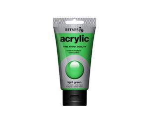 Reeves - Acrylic Paint 75ml - Light Green 420