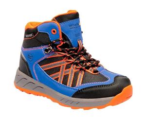 Regata Great Outdoors Childrens/Kids Samaris Hiking Boot (Oxford Blue/Orange Fizz) - RG2823