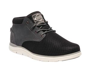 Regatta Mens Brockhurst Lite Breathable Padded Nubuck Mesh Trainers - Black/Briar