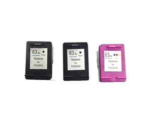 Remanufactured Value Pack (2 x HP63XL Black & 1 x HP63XL Colour)