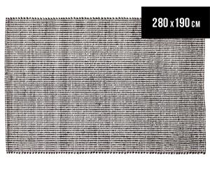 Rug Culture 280x190cm Amalia Skandi 300 Rug - Black