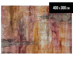 Rug Culture 400x300cm Crystal 1830 Power Loomed Rug - Rust