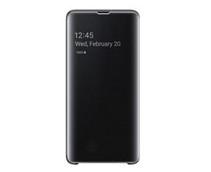 Samsung Clear View Cover for Galaxy S10 5G - Black