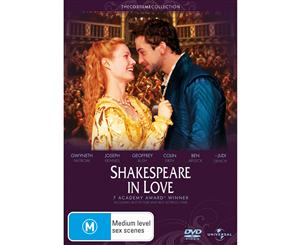 Shakespeare in Love DVD Region 4