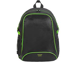 Shugon Osaka Basic Backpack / Rucksack Bag (30 Litre) (Black/Green) - BC2752