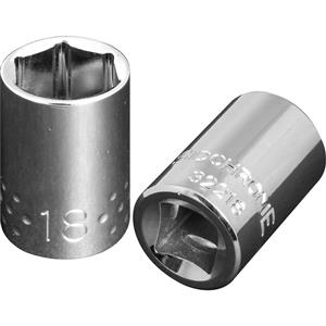 Sidchrome 18mm 1/2'' 6 Point Drive Socket