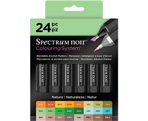 Spectrum Noir Alcohol Markers 24 pack - Nature