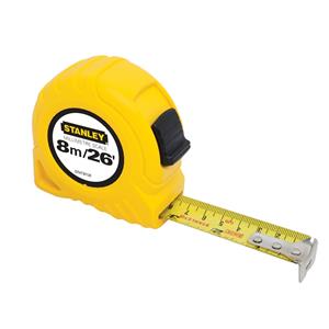 Stanley 8m Imperial Tape Measure