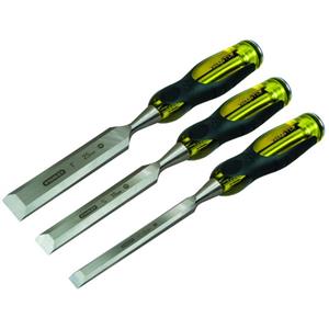 Stanley Fatmax 3 Piece 12-25mm Tang Thru Wood Chisel Set