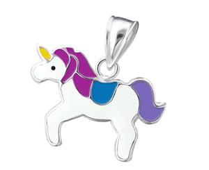 Sterling Silver Unicorn Pendant