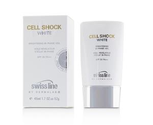 Swissline Cell Shock White Brightening BiPhase Veil SPF35 45ml/1.7oz