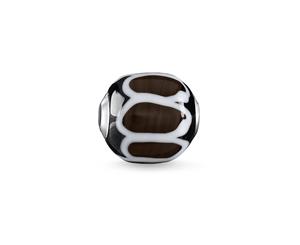 THOMAS SABO Bead &quotGlass Bead Black White"