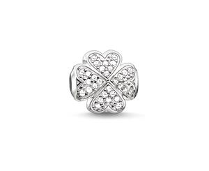 THOMAS SABO Bead &quotWhite Cloverleaf"