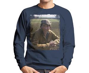 TV Times Jack Sugden As Played By Clive Hornby Emmerdale Men's Sweatshirt - Navy Blue