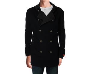 Tallia Mens Wool Blend Long Walker Coat