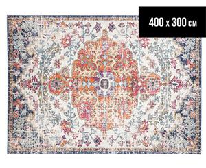 Tapestry Contemporary Easy Care Ashanti 400x300cm Rug - Bone White