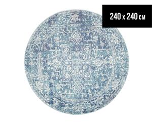 Tapestry Contemporary Easy Care Cairo 240x240cm Rug - Blue