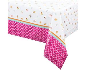 Tea Time Tablecover Plastic