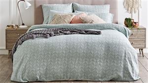 Temik Seafoam Super King Quilt Cover Set