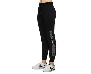 Tommy Hilfiger Sport Women's Heritage Logo Jogger w/ Rib Cuff - Black