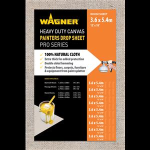 Wagner 3.65 x 5.48m Heavy Duty Canvas Drop Sheet